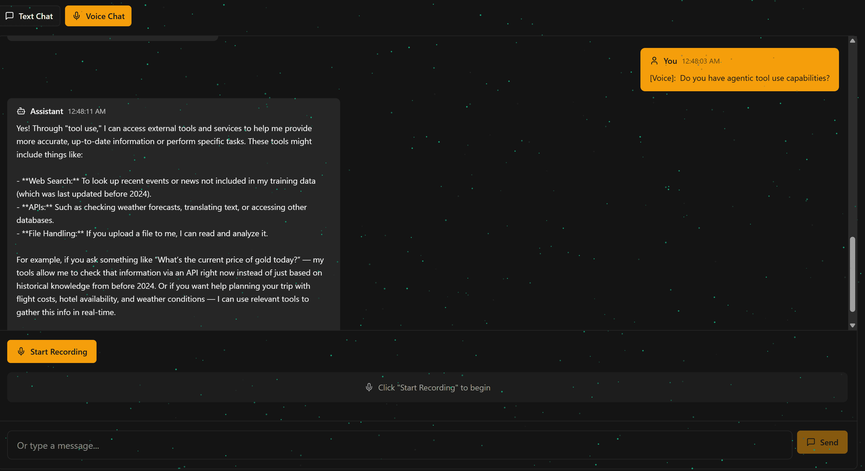 Working on voice assistant implementation